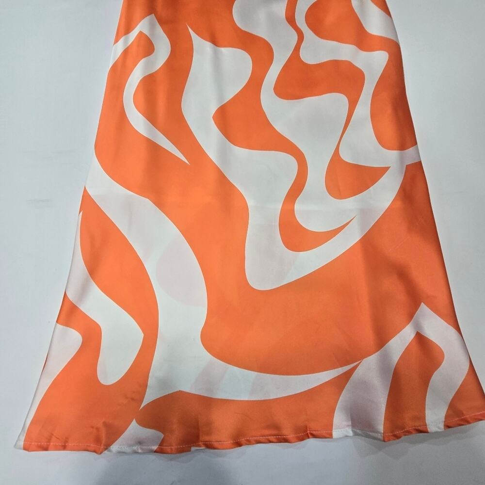SNDYS Angel Dress in Orange Swirl - Picture 3 of 12